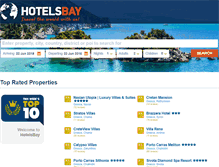 Tablet Screenshot of hotelsbay.com